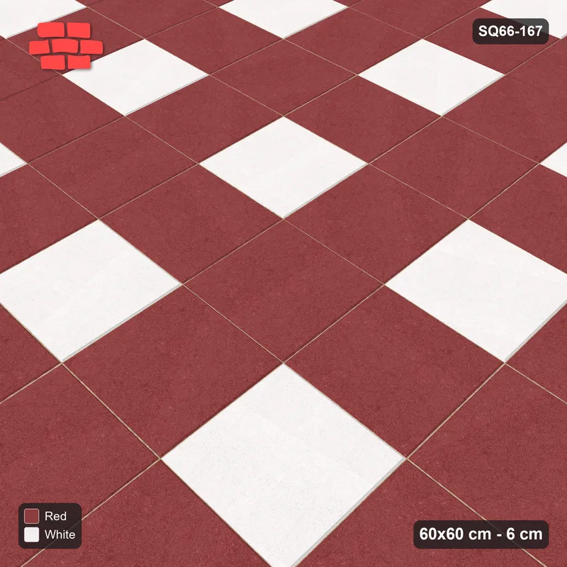 Interlock (Pasco) 60x60 cm · SQ66-167 · Dotted Grid, Even Set · Side view Interlock (Pasco) 60x60 cm · SQ66-167 · Dotted Grid, Even Set · Side view