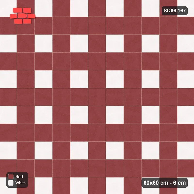 Interlock (Pasco) 60x60 cm · SQ66-167 · Dotted Grid, Even Set · Top view Interlock (Pasco) 60x60 cm · SQ66-167 · Dotted Grid, Even Set · Top view