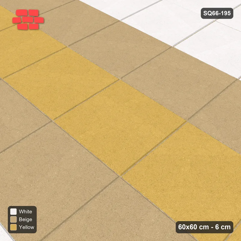 Interlock (Pasco) 60x60 cm · SQ66-195 · Banded Centre Feature · Side view Interlock (Pasco) 60x60 cm · SQ66-195 · Banded Centre Feature · Side view