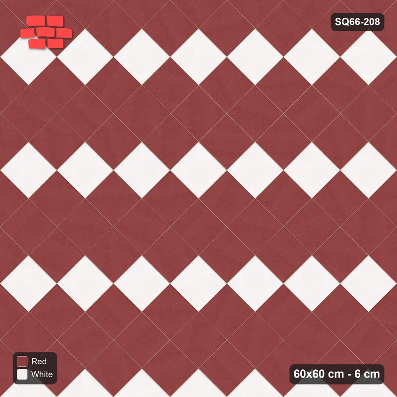 Interlock (Pasco) 60x60 cm · SQ66-208 · Diagonal Accent Lines · Top view Interlock (Pasco) 60x60 cm · SQ66-208 · Diagonal Accent Lines · Top view