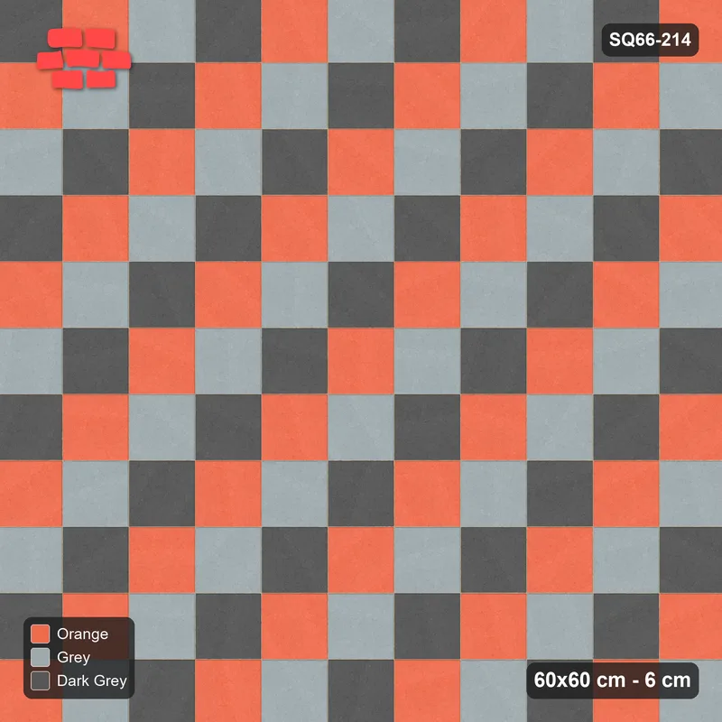 Interlock (Pasco) 60x60 cm · SQ66-214 · Rising Diagonal Tone Steps · Top view Interlock (Pasco) 60x60 cm · SQ66-214 · Rising Diagonal Tone Steps · Top view