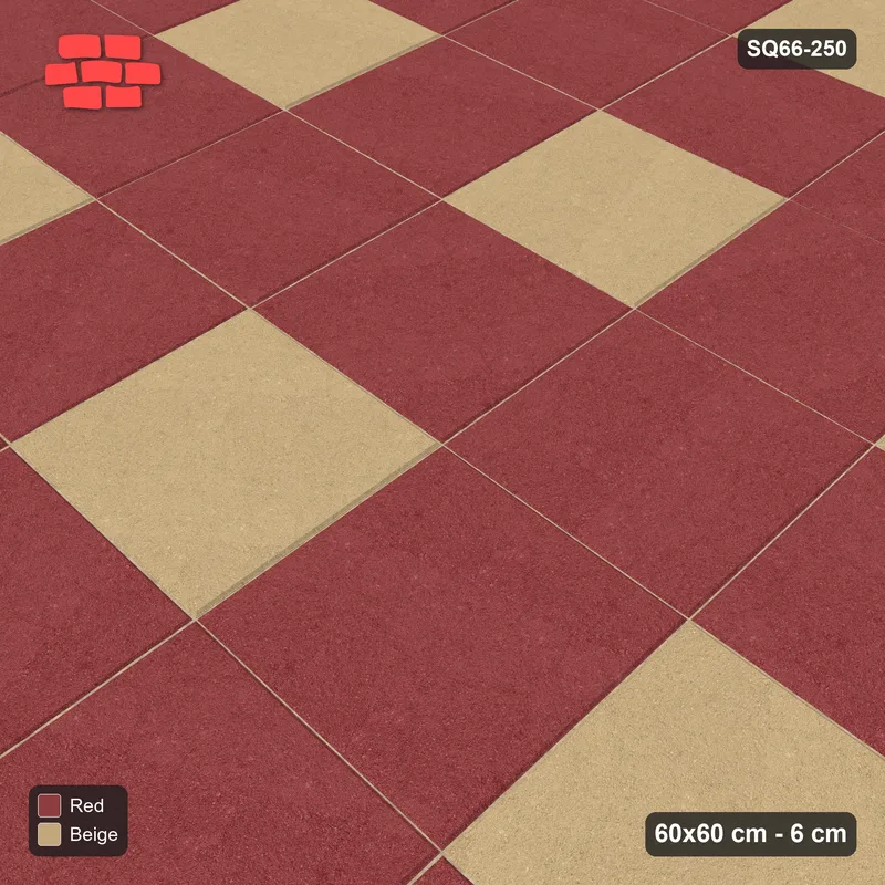 Interlock (Pasco) 60x60 cm · SQ66-250 · Dotted Grid · Side view Interlock (Pasco) 60x60 cm · SQ66-250 · Dotted Grid · Side view