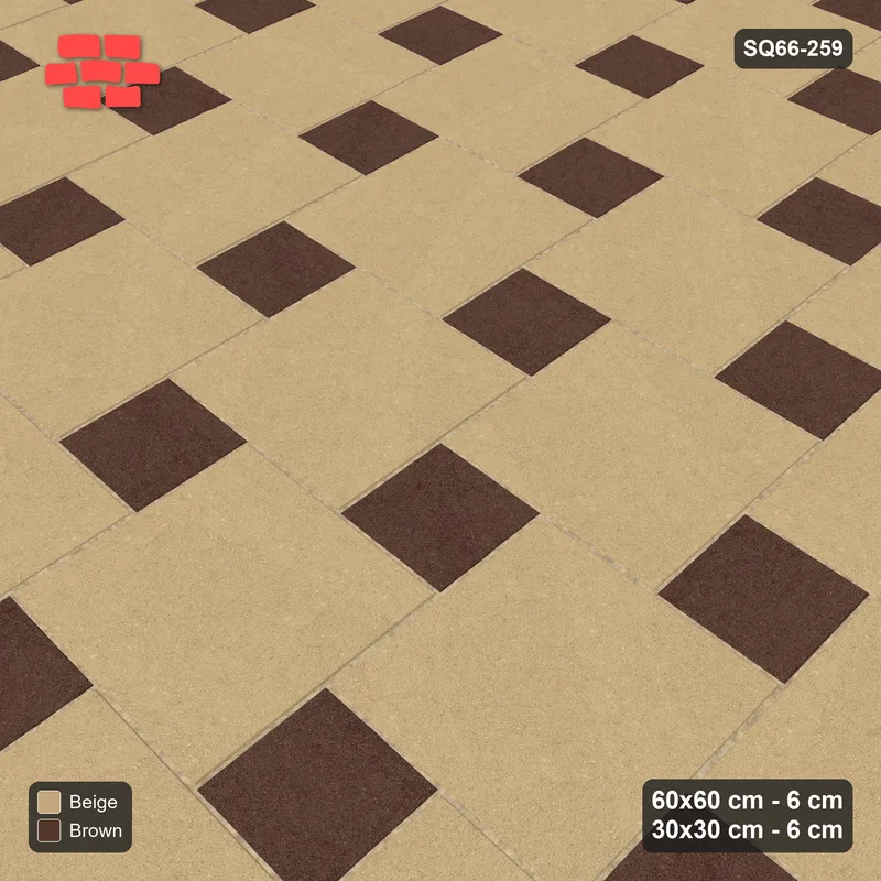 Interlock (Pasco) 60x60 cm · SQ66-259 · Offset Lattice, 30x30 Holes, Solid Slabs, 540 cm · Side view Interlock (Pasco) 60x60 cm · SQ66-259 · Offset Lattice, 30x30 Holes, Solid Slabs, 540 cm · Side view
