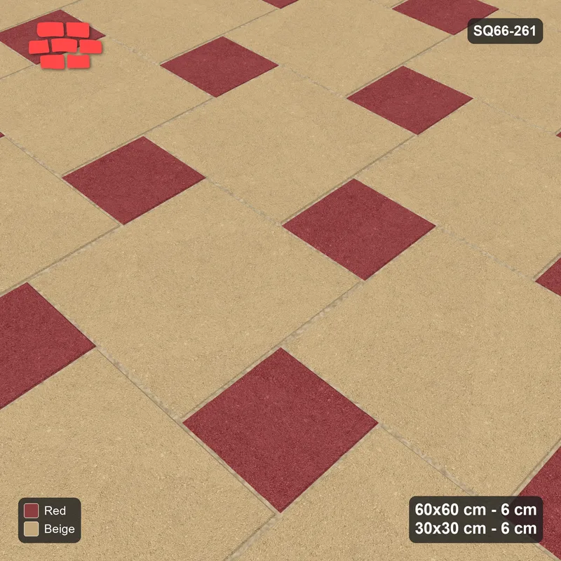 Interlock (Pasco) 60x60 cm · SQ66-261 · Offset Lattice, 30x30 Holes, Solid Slabs, 390 cm · Side view Interlock (Pasco) 60x60 cm · SQ66-261 · Offset Lattice, 30x30 Holes, Solid Slabs, 390 cm · Side view