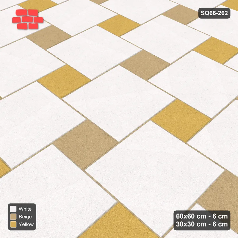 Interlock (Pasco) 60x60 cm · SQ66-262 · Offset Lattice, 30x30 Holes, Alternating Holes, Mirrored · Side view Interlock (Pasco) 60x60 cm · SQ66-262 · Offset Lattice, 30x30 Holes, Alternating Holes, Mirrored · Side view