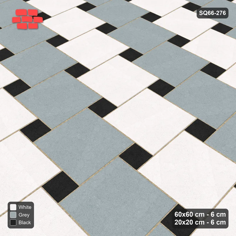 Interlock (Pasco) 60x60 cm · SQ66-276 · Offset Lattice, 20x20 Holes, Column Tones, Mirrored, 580 cm · Side view Interlock (Pasco) 60x60 cm · SQ66-276 · Offset Lattice, 20x20 Holes, Column Tones, Mirrored, 580 cm · Side view