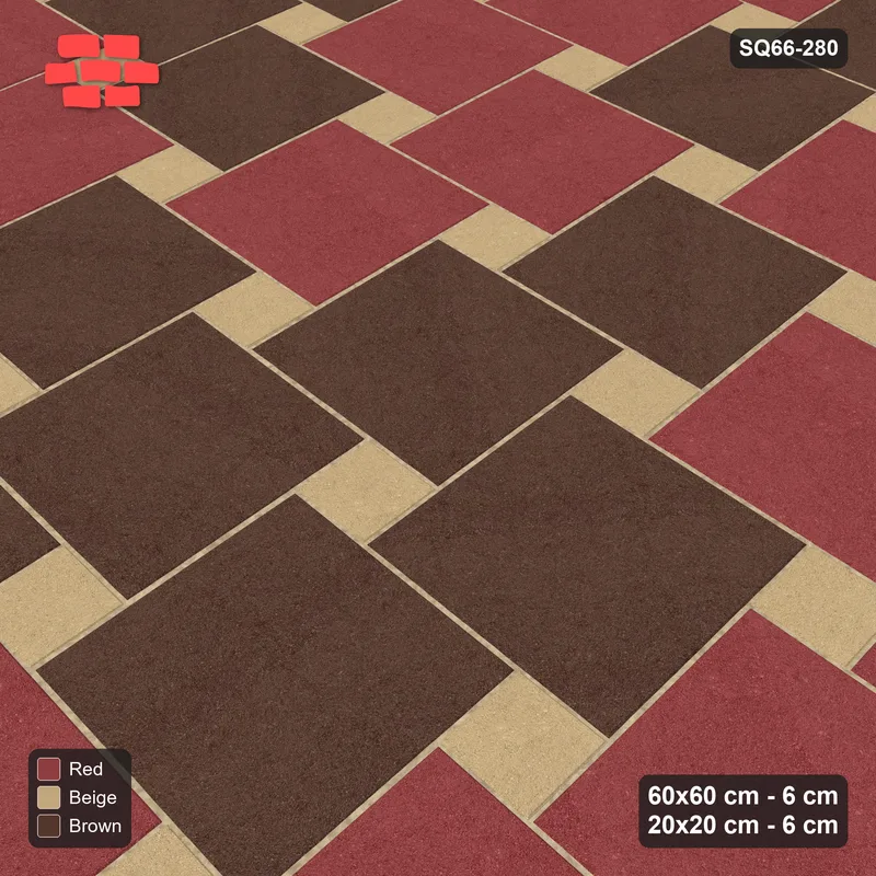 Interlock (Pasco) 60x60 cm · SQ66-280 · Offset Lattice, 20x20 Holes, Tonal Blend, Mirrored, 500 cm · Side view Interlock (Pasco) 60x60 cm · SQ66-280 · Offset Lattice, 20x20 Holes, Tonal Blend, Mirrored, 500 cm · Side view