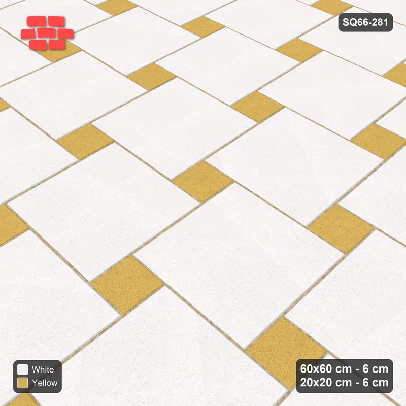 Interlock (Pasco) 60x60 cm · SQ66-281 · Offset Lattice, 20x20 Holes, Solid Slabs, 480 cm · Side view Interlock (Pasco) 60x60 cm · SQ66-281 · Offset Lattice, 20x20 Holes, Solid Slabs, 480 cm · Side view