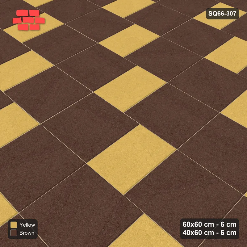 Interlock (Pasco) 60x60 cm · SQ66-307 · Slab Pair + 40x60 Plank Step, Solid Slabs, Left, 580 cm · Side view Interlock (Pasco) 60x60 cm · SQ66-307 · Slab Pair + 40x60 Plank Step, Solid Slabs, Left, 580 cm · Side view