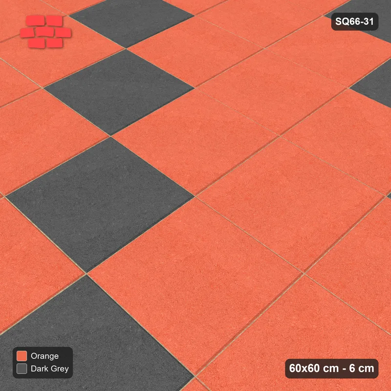Interlock (Pasco) 60x60 cm · SQ66-31 · Diagonal Accent Lines · Side view Interlock (Pasco) 60x60 cm · SQ66-31 · Diagonal Accent Lines · Side view
