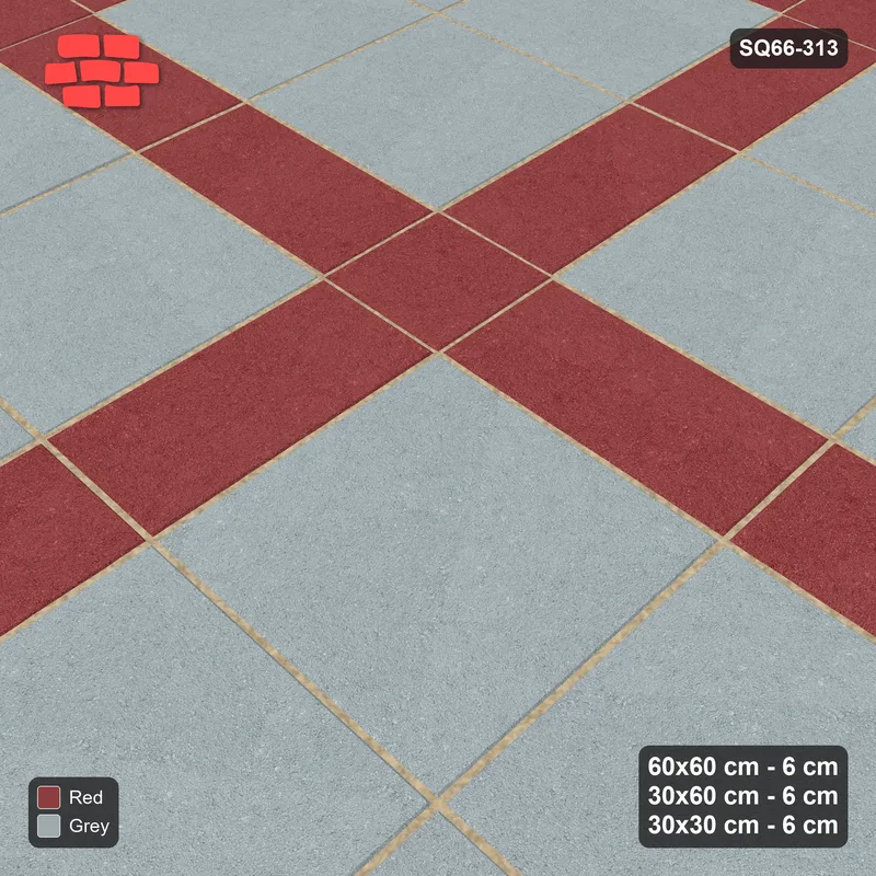 Interlock (Pasco) 60x60 cm · SQ66-313 · Panel Grid 2x3, 30 cm Lines, Dark Lines, Line Edges, 390 cm · Side view Interlock (Pasco) 60x60 cm · SQ66-313 · Panel Grid 2x3, 30 cm Lines, Dark Lines, Line Edges, 390 cm · Side view