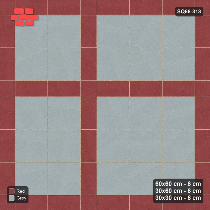 Interlock (Pasco) 60x60 cm · SQ66-313 · Panel Grid 2x3, 30 cm Lines, Dark Lines, Line Edges, 390 cm · Top view Interlock (Pasco) 60x60 cm · SQ66-313 · Panel Grid 2x3, 30 cm Lines, Dark Lines, Line Edges, 390 cm · Top view