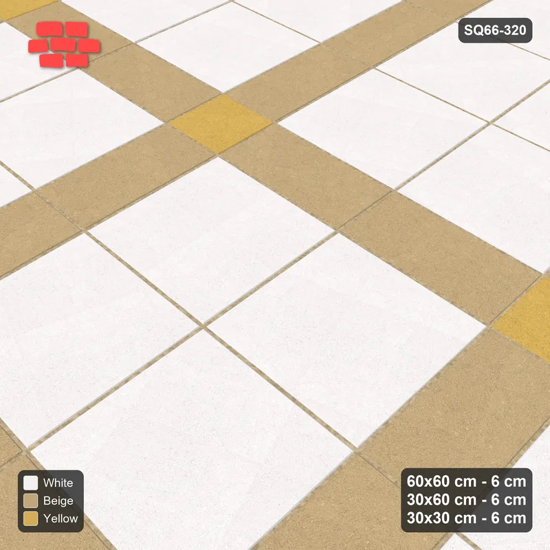 Interlock (Pasco) 60x60 cm · SQ66-320 · Panel Grid 2x2, 30 cm Lines, Accent Crossings, 480 cm · Side view Interlock (Pasco) 60x60 cm · SQ66-320 · Panel Grid 2x2, 30 cm Lines, Accent Crossings, 480 cm · Side view