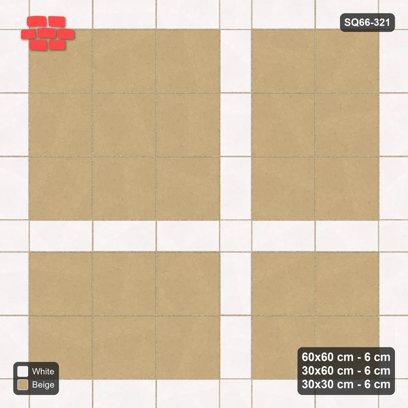Interlock (Pasco) 60x60 cm · SQ66-321 · Panel Grid 3x2, 30 cm Lines, Dark Lines, Line Edges, 390 cm · Top view Interlock (Pasco) 60x60 cm · SQ66-321 · Panel Grid 3x2, 30 cm Lines, Dark Lines, Line Edges, 390 cm · Top view