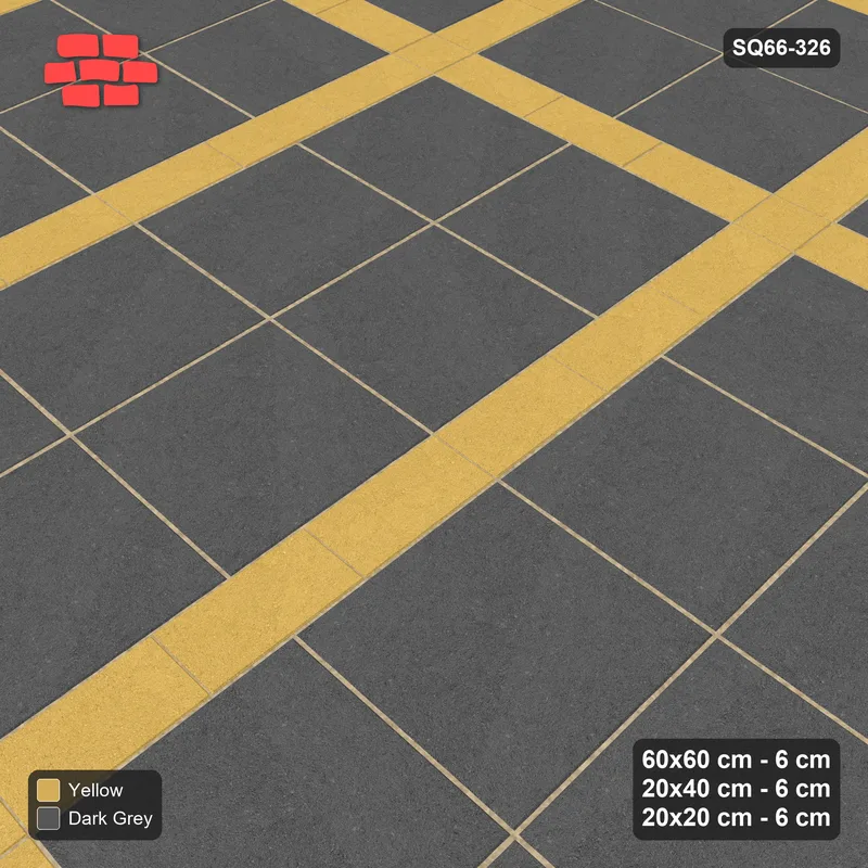 Interlock (Pasco) 60x60 cm · SQ66-326 · Panel Grid 2x2, 20 cm Lines, Dark Lines, Line Edges, 560 cm · Side view Interlock (Pasco) 60x60 cm · SQ66-326 · Panel Grid 2x2, 20 cm Lines, Dark Lines, Line Edges, 560 cm · Side view