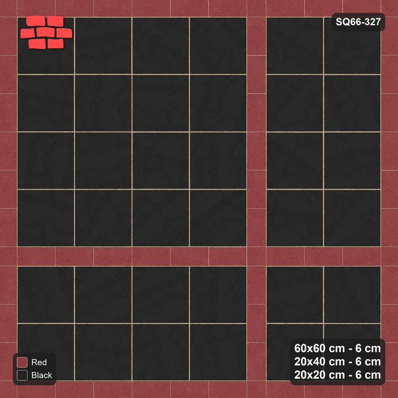 Interlock (Pasco) 60x60 cm · SQ66-327 · Panel Grid 4x2, 20 cm Lines, Dark Lines, Line Edges, 420 cm · Top view Interlock (Pasco) 60x60 cm · SQ66-327 · Panel Grid 4x2, 20 cm Lines, Dark Lines, Line Edges, 420 cm · Top view