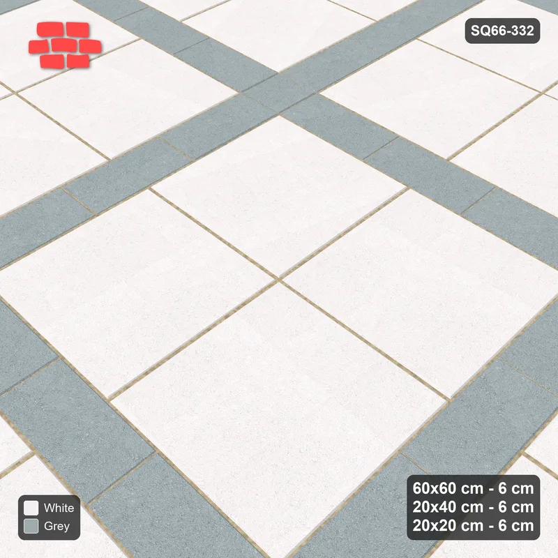 Interlock (Pasco) 60x60 cm · SQ66-332 · Panel Grid 2x2, 20 cm Lines, Dark Lines, Line Edges, 440 cm · Side view Interlock (Pasco) 60x60 cm · SQ66-332 · Panel Grid 2x2, 20 cm Lines, Dark Lines, Line Edges, 440 cm · Side view