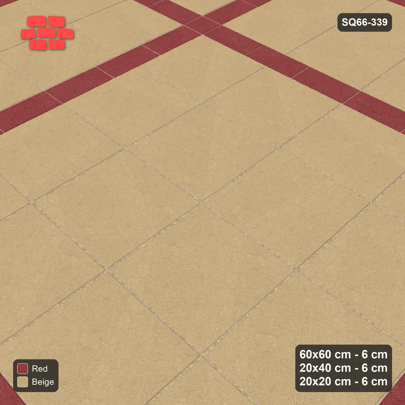 Interlock (Pasco) 60x60 cm · SQ66-339 · Panel Grid 2x2, 20 cm Lines, Line Edges · Side view Interlock (Pasco) 60x60 cm · SQ66-339 · Panel Grid 2x2, 20 cm Lines, Line Edges · Side view