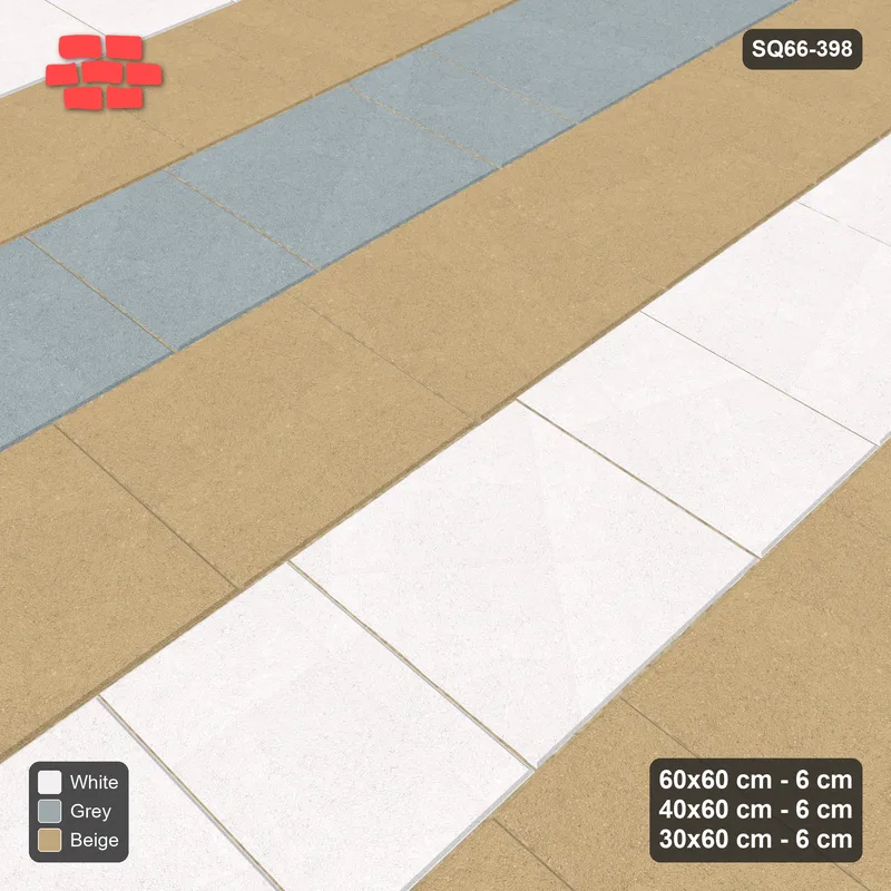 Interlock (Pasco) 60x60 cm · SQ66-398 · Roman Course Mix, 60 cm Courses, Graded Courses, Vertical · Side view Interlock (Pasco) 60x60 cm · SQ66-398 · Roman Course Mix, 60 cm Courses, Graded Courses, Vertical · Side view