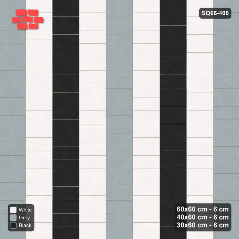 Interlock (Pasco) 60x60 cm · SQ66-408 · Roman Course Mix, 60 cm Courses, Vertical, 540 cm · Top view Interlock (Pasco) 60x60 cm · SQ66-408 · Roman Course Mix, 60 cm Courses, Vertical, 540 cm · Top view