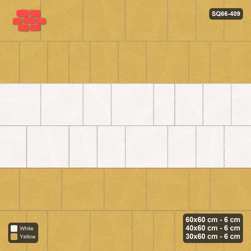Interlock (Pasco) 60x60 cm · SQ66-409 · Roman Course Mix, 60 cm Courses, Paired Courses, 360 cm · Top view Interlock (Pasco) 60x60 cm · SQ66-409 · Roman Course Mix, 60 cm Courses, Paired Courses, 360 cm · Top view