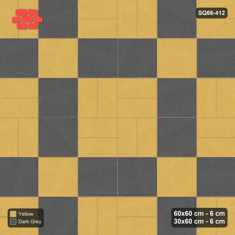 Interlock (Pasco) 60x60 cm · SQ66-412 · Double Pinwheel, 180 cm Module, Contrast Centre, Left Hand · Top view Interlock (Pasco) 60x60 cm · SQ66-412 · Double Pinwheel, 180 cm Module, Contrast Centre, Left Hand · Top view