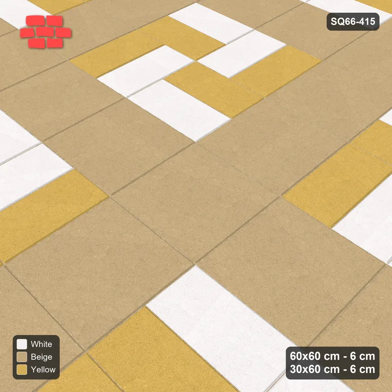 Interlock (Pasco) 60x60 cm · SQ66-415 · Double Pinwheel, 180 cm Module, Alternating Planks, 540 cm · Side view Interlock (Pasco) 60x60 cm · SQ66-415 · Double Pinwheel, 180 cm Module, Alternating Planks, 540 cm · Side view