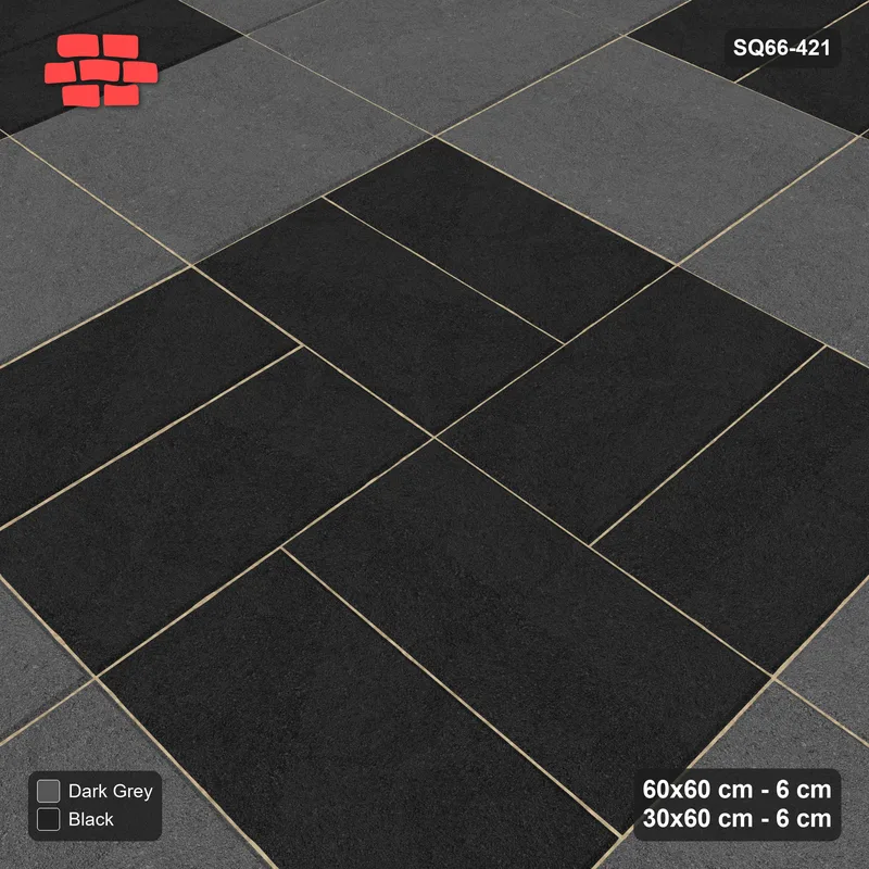 Interlock (Pasco) 60x60 cm · SQ66-421 · Double Pinwheel, 180 cm Module, Solid Planks, Whole Modules · Side view Interlock (Pasco) 60x60 cm · SQ66-421 · Double Pinwheel, 180 cm Module, Solid Planks, Whole Modules · Side view