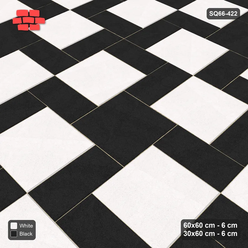 Interlock (Pasco) 60x60 cm · SQ66-422 · Double Pinwheel, 180 cm Module, Right Hand, Kerb, 580 cm · Side view Interlock (Pasco) 60x60 cm · SQ66-422 · Double Pinwheel, 180 cm Module, Right Hand, Kerb, 580 cm · Side view
