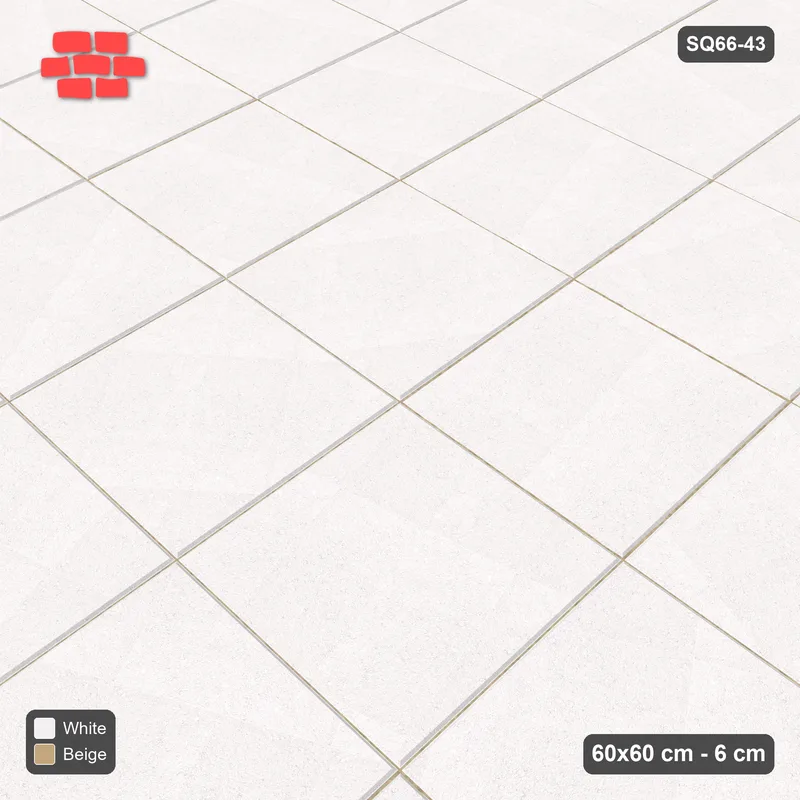Interlock (Pasco) 60x60 cm · SQ66-43 · Slab Border around Checker Field · Side view Interlock (Pasco) 60x60 cm · SQ66-43 · Slab Border around Checker Field · Side view