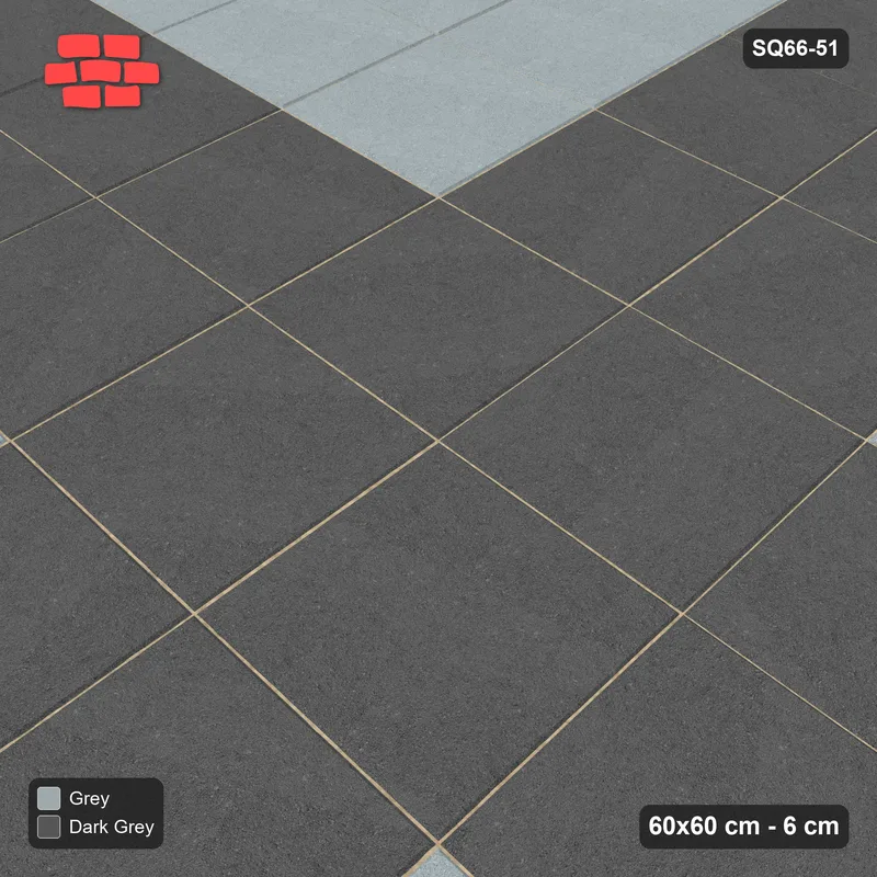 Interlock (Pasco) 60x60 cm · SQ66-51 · Wide Cross Avenue · Side view Interlock (Pasco) 60x60 cm · SQ66-51 · Wide Cross Avenue · Side view