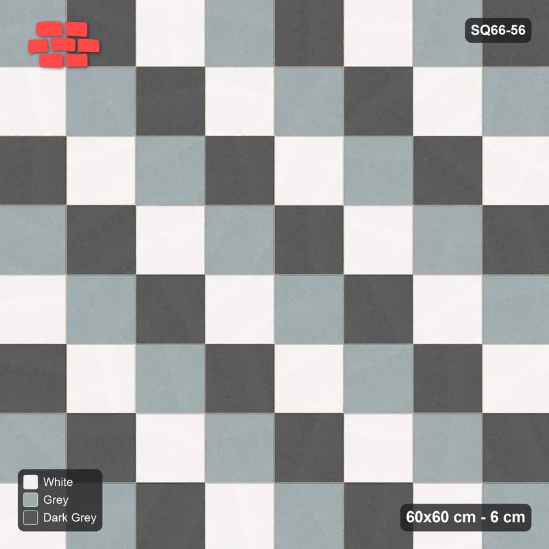Interlock (Pasco) 60x60 cm · SQ66-56 · Diagonal Tone Steps · Top view Interlock (Pasco) 60x60 cm · SQ66-56 · Diagonal Tone Steps · Top view