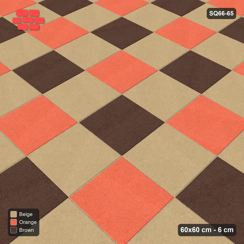 Interlock (Pasco) 60x60 cm · SQ66-65 · Argyle Diamonds · Side view Interlock (Pasco) 60x60 cm · SQ66-65 · Argyle Diamonds · Side view