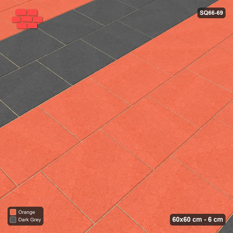 Interlock (Pasco) 60x60 cm · SQ66-69 · Kerb-Framed Vertical Third-Bond with Paired Accent Courses · Side view Interlock (Pasco) 60x60 cm · SQ66-69 · Kerb-Framed Vertical Third-Bond with Paired Accent Courses · Side view