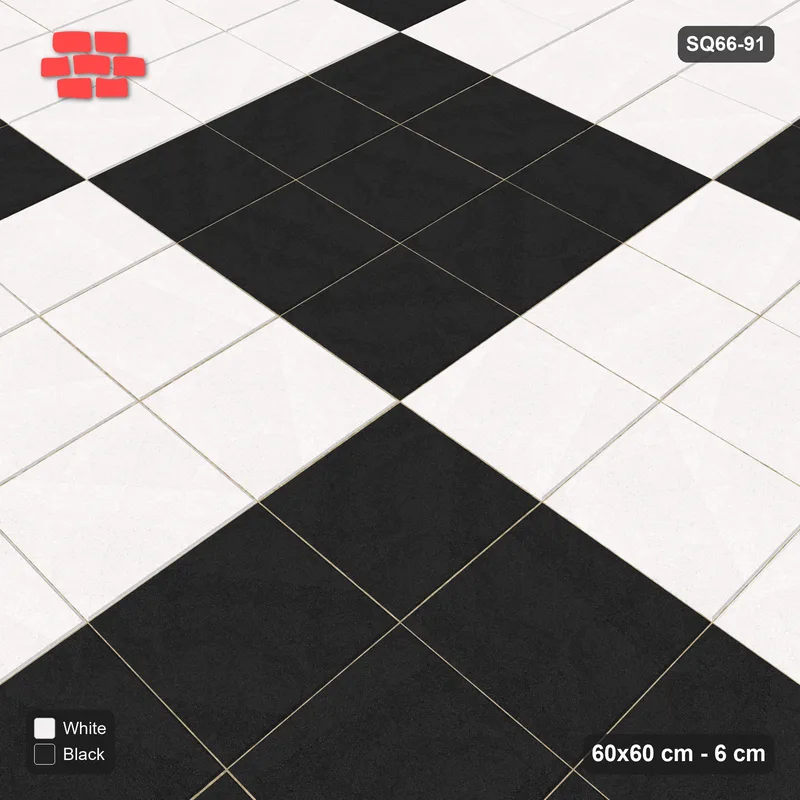 Interlock (Pasco) 60x60 cm · SQ66-91 · Triple-Slab Checker Blocks · Side view Interlock (Pasco) 60x60 cm · SQ66-91 · Triple-Slab Checker Blocks · Side view