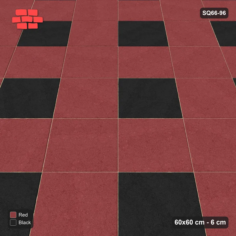 Interlock (Pasco) 60x60 cm · SQ66-96 · Diagonal with Dotted Grid, Even Set · Side view Interlock (Pasco) 60x60 cm · SQ66-96 · Diagonal with Dotted Grid, Even Set · Side view