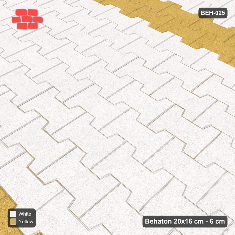 Interlock (Pasco) 20x16 cm · BEH-025 · Twin feature bands, kerb frame · Side view Interlock (Pasco) 20x16 cm · BEH-025 · Twin feature bands, kerb frame · Side view