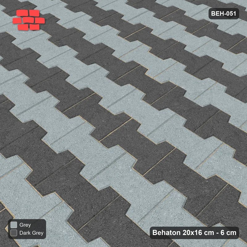 Interlock (Pasco) 20x16 cm · BEH-051 · Coloured course stripes (2-course repeat) · Side view Interlock (Pasco) 20x16 cm · BEH-051 · Coloured course stripes (2-course repeat) · Side view