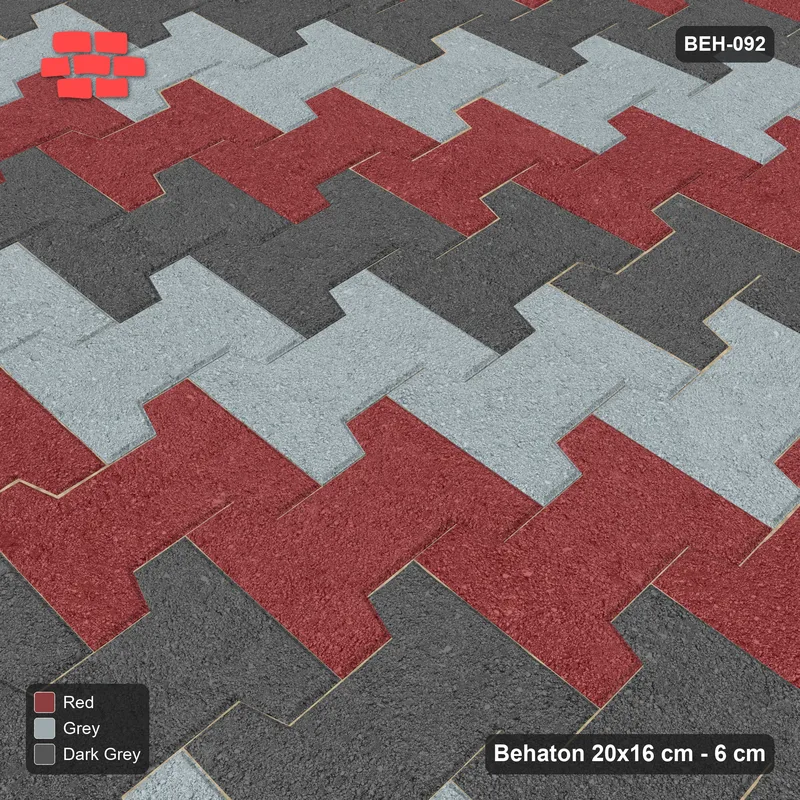 Interlock (Pasco) 20x16 cm · BEH-092 · Diagonal colour stripes, turned 90 deg, kerb frame · Side view Interlock (Pasco) 20x16 cm · BEH-092 · Diagonal colour stripes, turned 90 deg, kerb frame · Side view
