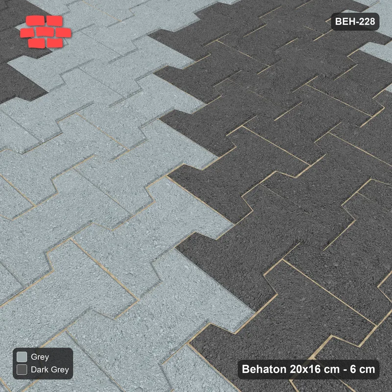Interlock (Pasco) 20x16 cm · BEH-228 · Diagonal ribbons, turned 90 deg, kerb frame · Side view Interlock (Pasco) 20x16 cm · BEH-228 · Diagonal ribbons, turned 90 deg, kerb frame · Side view
