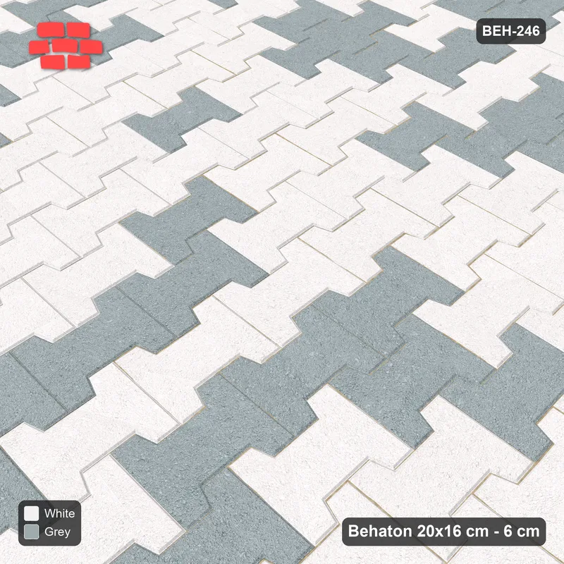 Interlock (Pasco) 20x16 cm · BEH-246 · Soft tonal blend, turned 90 deg · Side view Interlock (Pasco) 20x16 cm · BEH-246 · Soft tonal blend, turned 90 deg · Side view