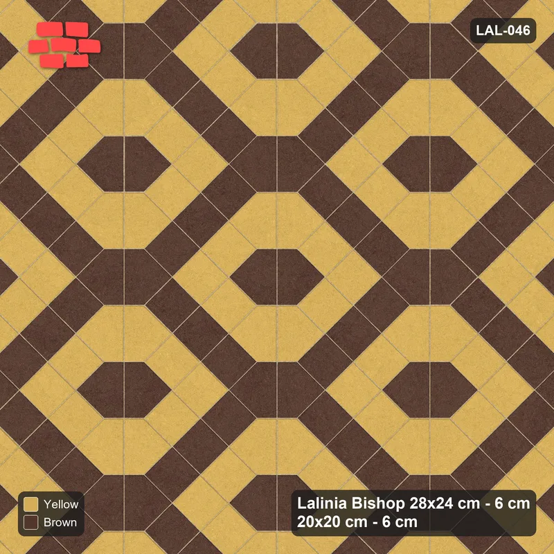 Interlock (Pasco) 28x24 cm · LAL-046 · House-Pair Columns with Diamonds - diagonal bands and accent pairs in one colour · Top view Interlock (Pasco) 28x24 cm · LAL-046 · House-Pair Columns with Diamonds - diagonal bands and accent pairs in one colour · Top view