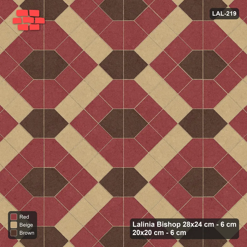Interlock (Pasco) 28x24 cm · LAL-219 · House-Pair Columns with Diamonds - diagonal bands with accent and band-colour pairs matched · Top view Interlock (Pasco) 28x24 cm · LAL-219 · House-Pair Columns with Diamonds - diagonal bands with accent and band-colour pairs matched · Top view