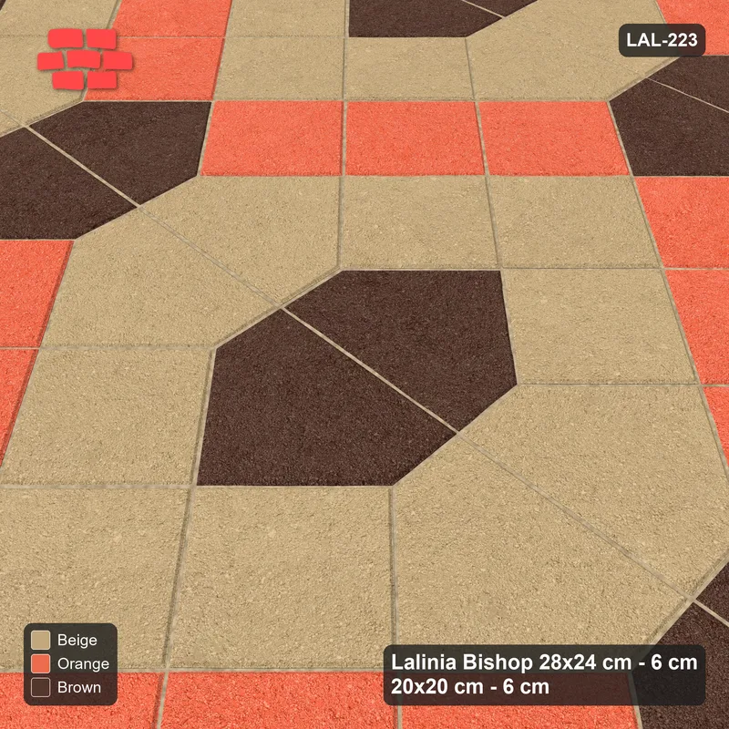 Interlock (Pasco) 28x24 cm · LAL-223 · House-Pair Columns with Diamonds - diagonal bands with accent and band-colour pairs matched, turned 90 deg, kerb frame · Side view Interlock (Pasco) 28x24 cm · LAL-223 · House-Pair Columns with Diamonds - diagonal bands with accent and band-colour pairs matched, turned 90 deg, kerb frame · Side view