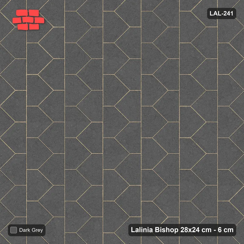 Interlock (Pasco) 28x24 cm · LAL-241 · La-19 House Columns - single colour · Top view Interlock (Pasco) 28x24 cm · LAL-241 · La-19 House Columns - single colour · Top view