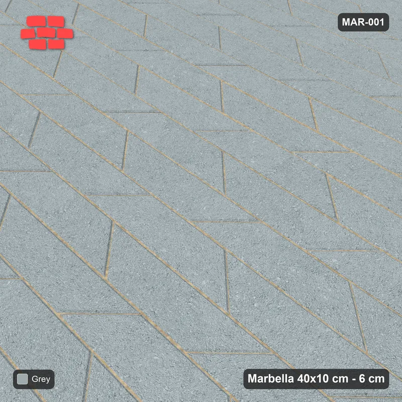 Interlock (Pasco) 40x10 cm · MAR-001 · Native Interlock - Plain Field · Side view Interlock (Pasco) 40x10 cm · MAR-001 · Native Interlock - Plain Field · Side view