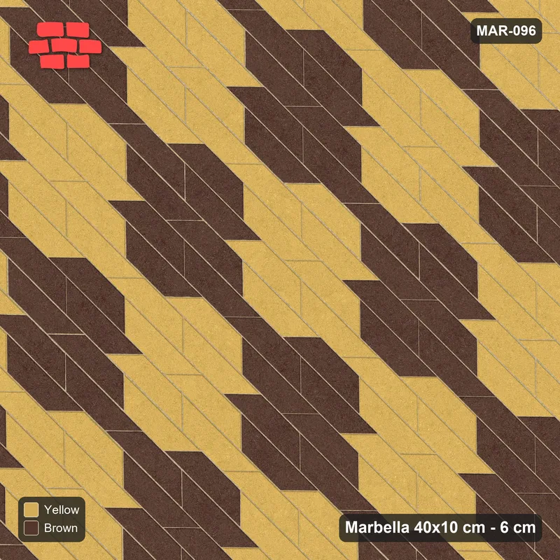 Interlock (Pasco) 40x10 cm · MAR-096 · Counter-Diagonal Lattice Cell Checkerboard - Harvest with Kerb Frame · Top view Interlock (Pasco) 40x10 cm · MAR-096 · Counter-Diagonal Lattice Cell Checkerboard - Harvest with Kerb Frame · Top view