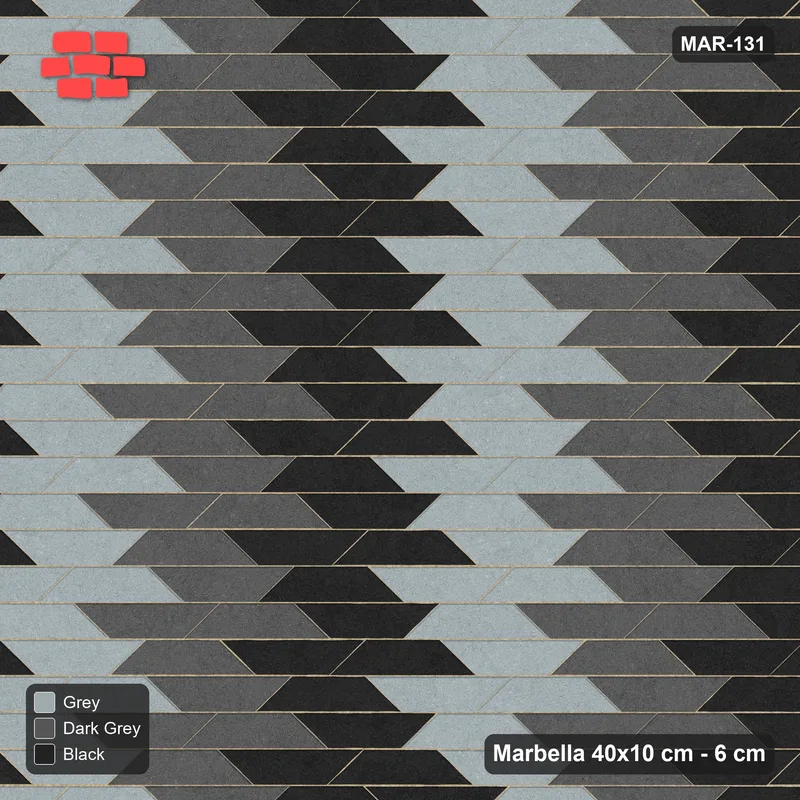 Interlock (Pasco) 40x10 cm · MAR-131 · Three-Column Cycle - Graphite Scale · Top view Interlock (Pasco) 40x10 cm · MAR-131 · Three-Column Cycle - Graphite Scale · Top view