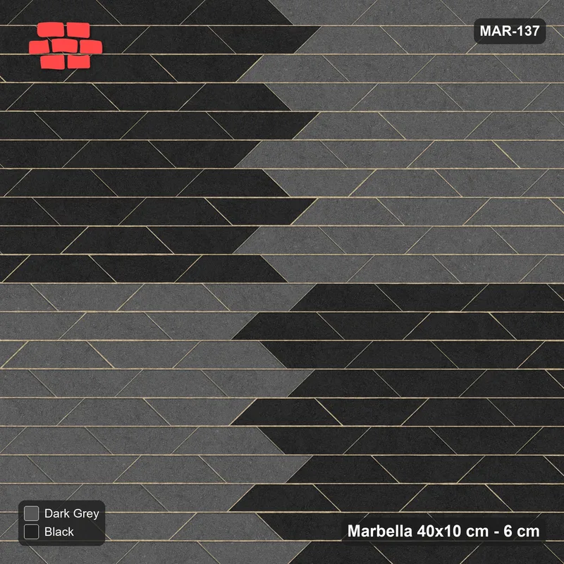 Interlock (Pasco) 40x10 cm · MAR-137 · Quadrant Checker - Night Sky with Kerb Frame · Top view Interlock (Pasco) 40x10 cm · MAR-137 · Quadrant Checker - Night Sky with Kerb Frame · Top view
