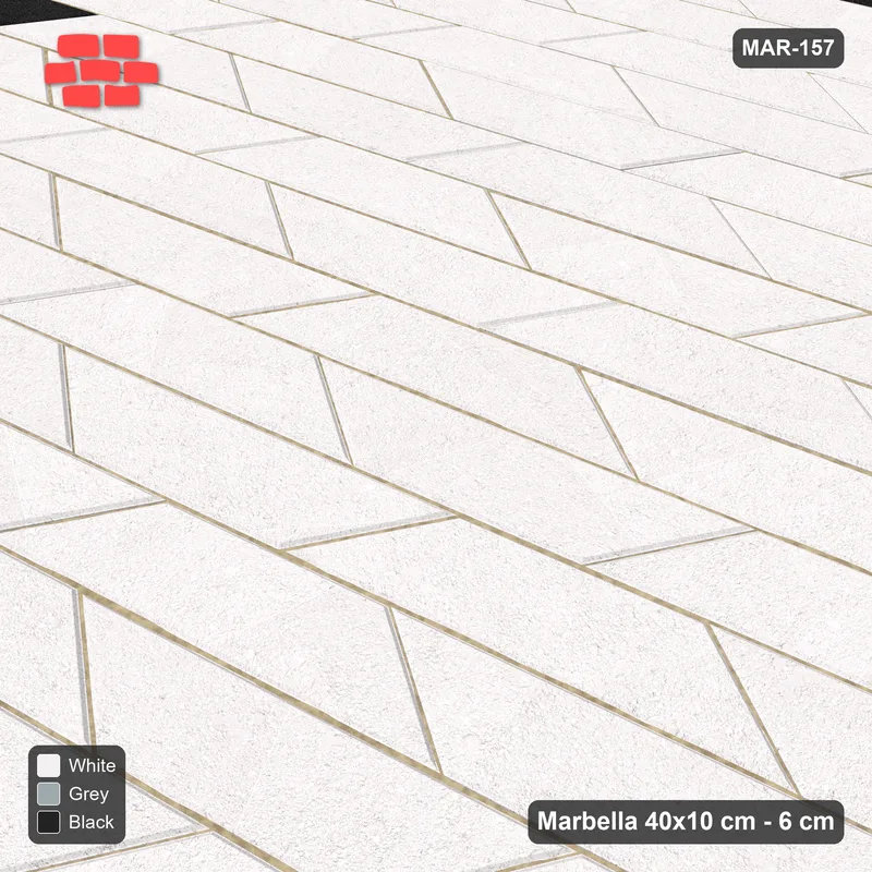 Interlock (Pasco) 40x10 cm · MAR-157 · 15-Degree Double Border Frame - Tuxedo with Kerb Frame · Side view Interlock (Pasco) 40x10 cm · MAR-157 · 15-Degree Double Border Frame - Tuxedo with Kerb Frame · Side view